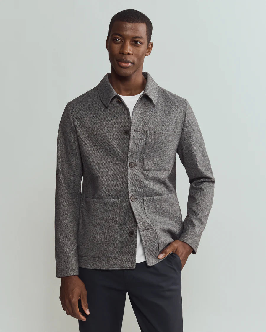 Rhone - Highlands Chore Coat - Asphalt Heather