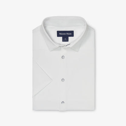 Mizzen + Main - Halyard SS Dress Shirt - White