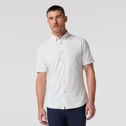Mizzen + Main - Halyard SS Dress Shirt - White