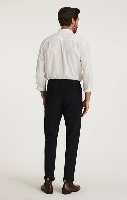 34 Heritage - Courage Straight Commuter Pants - Black Luxe