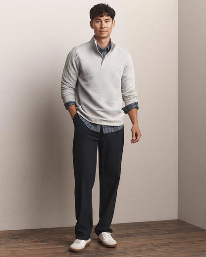 Rhone - Landmark 1/4 Zip - Sleet Gray