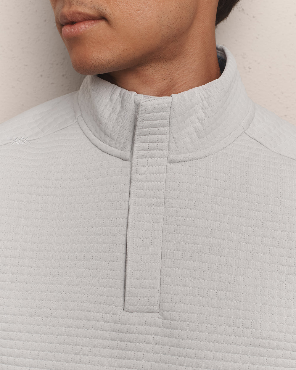 Rhone - Landmark 1/4 Zip - Sleet Gray