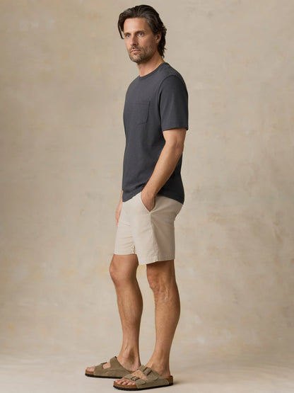 Faherty - Essential Drawstring Short - Stone