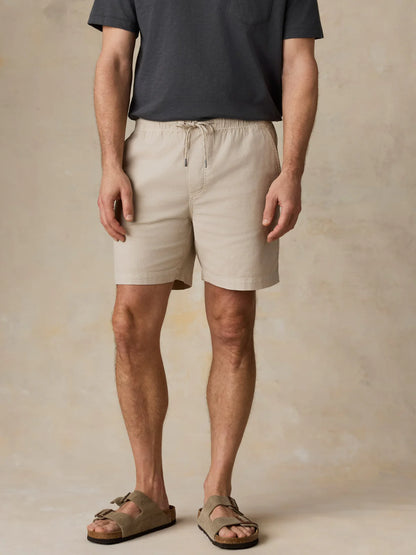 Faherty - Essential Drawstring Short - Stone