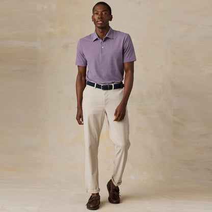 Faherty - Ss Movement Polo - Rose Peak Stripe