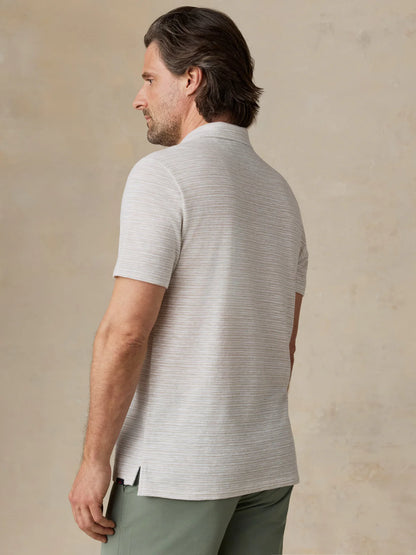 Faherty - Ss Breeze Polo - Desert Wake Stripe