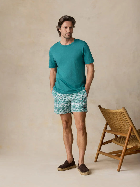 Faherty - All Day Trunk (6") - Biscayne Leafy