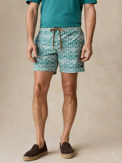 Faherty - All Day Trunk (6") - Biscayne Leafy