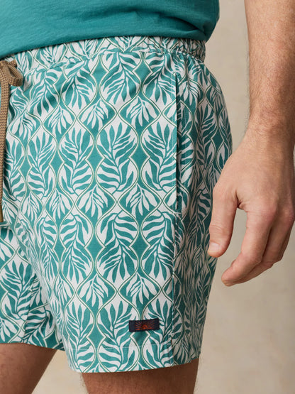 Faherty - All Day Trunk (6") - Biscayne Leafy