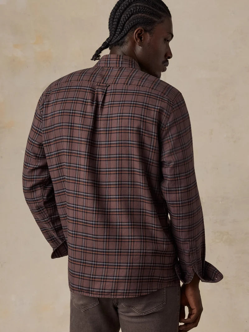 Faherty - Timberline Brushed Twill Shirt - Smoky Hills Plaid