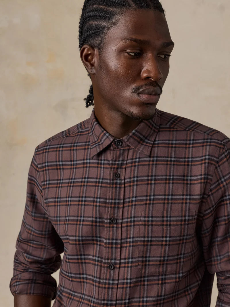 Faherty - Timberline Brushed Twill Shirt - Smoky Hills Plaid