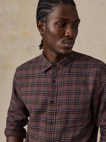 Faherty - Timberline Brushed Twill Shirt - Smoky Hills Plaid