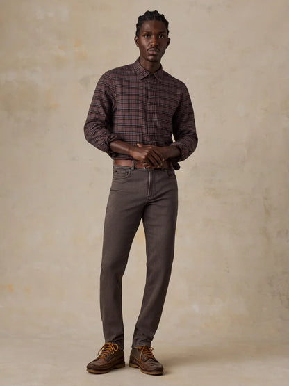 Faherty - Timberline Brushed Twill Shirt - Smoky Hills Plaid