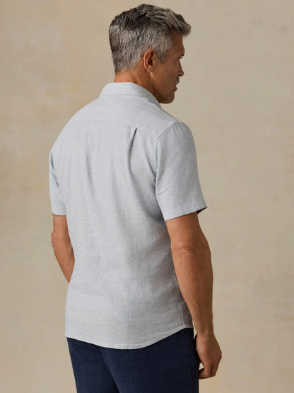 Faherty - Ss Breeze Shirt - Blue Streams