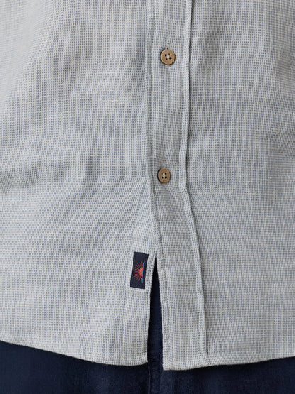Faherty - Ss Breeze Shirt - Blue Streams