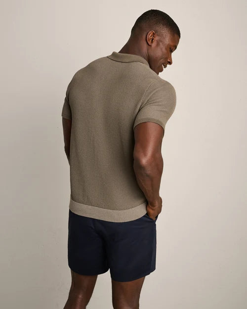 Rhone - Mercer Knit Polo - Smokey Olive
