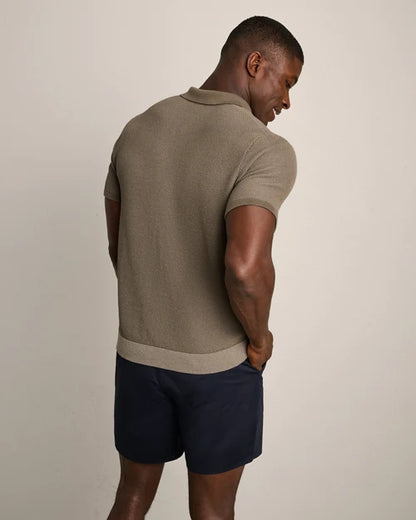 Rhone - Mercer Knit Polo - Smokey Olive