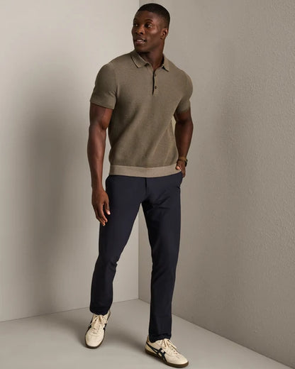 Rhone - Mercer Knit Polo - Smokey Olive