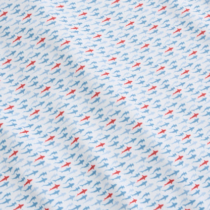 Genteal - Printed Performance Polo - Open Water Fin Frenzy