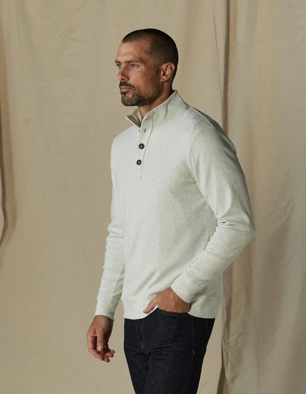 The Normal Brand - Puremeso Button Popover - Stone