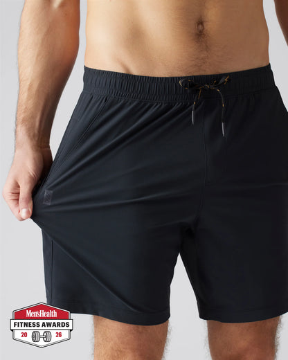 Rhone - 7" Pursuit Short Unlined - Black