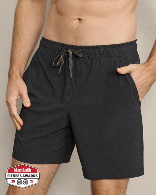 Rhone - 7" Pursuit Short Unlined - Asphalt Linear Texture