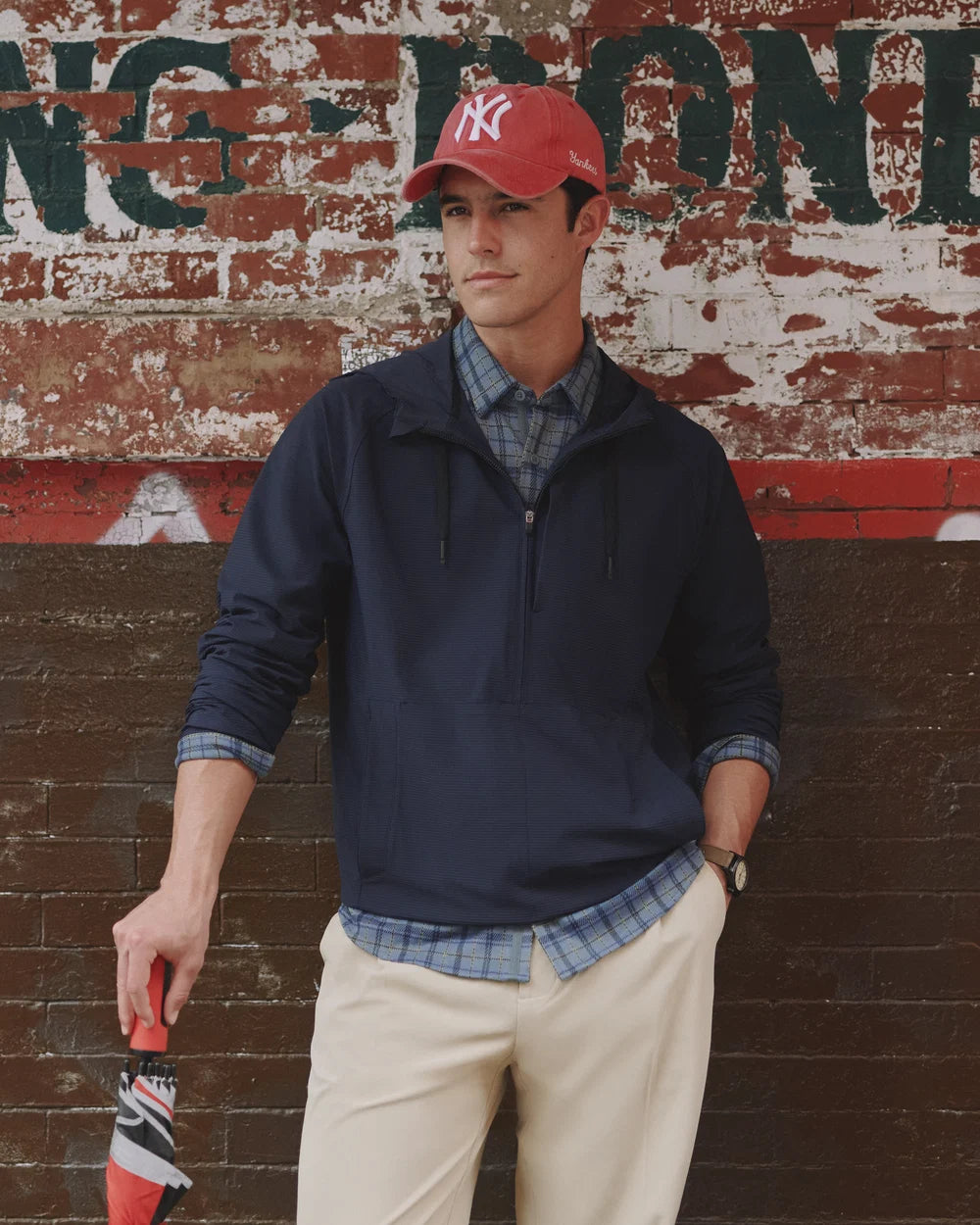 Rhone - Pursuit Trail Anorak - True Navy