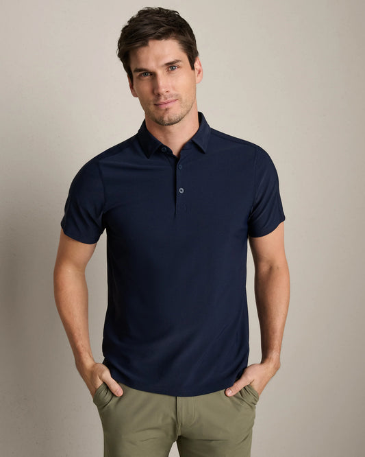 Rhone - Regatta Pique Polo - True Navy