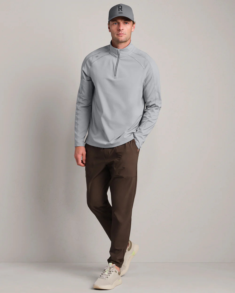 Rhone - Rise 1/4 Zip - Steel Gray