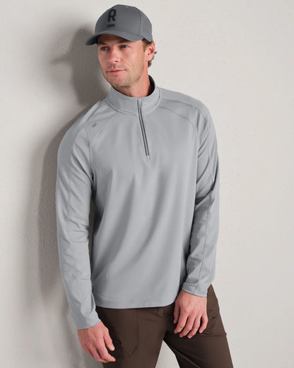 Rhone - Rise 1/4 Zip - Steel Gray