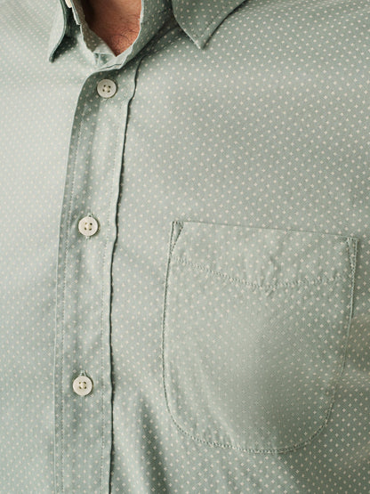 Faherty - Short Sleeve Movement Shirt - Sage Meridian