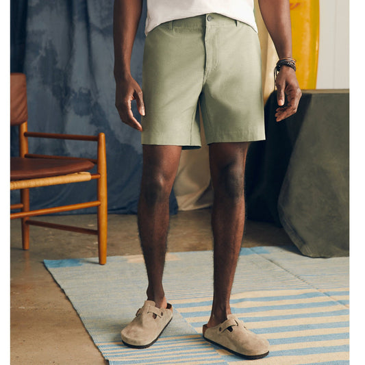 Faherty - All Day Short 2.0 - 7" - Trail Olive