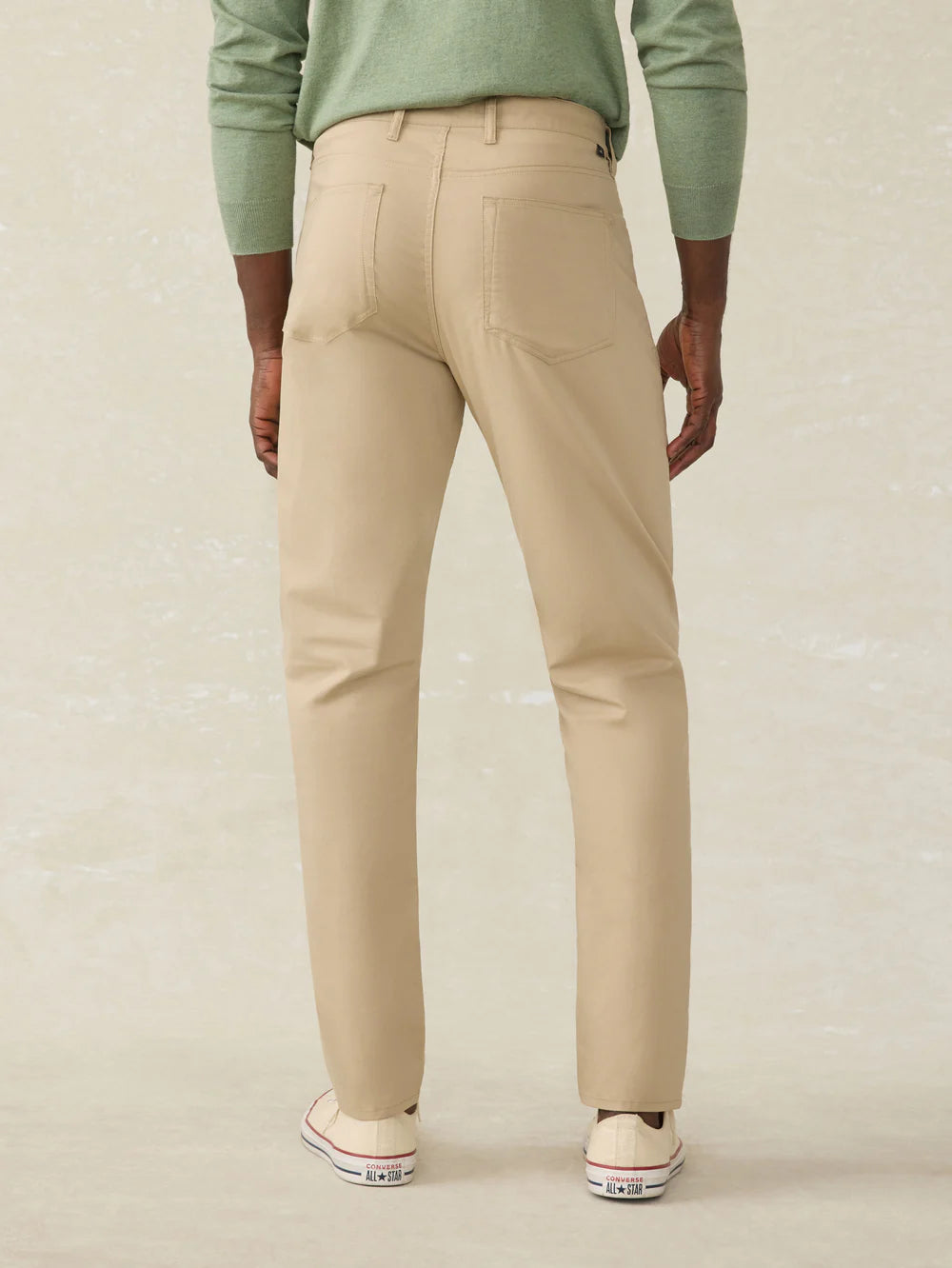 Faherty - Movement 5 Pocket Pant - Island West Khaki