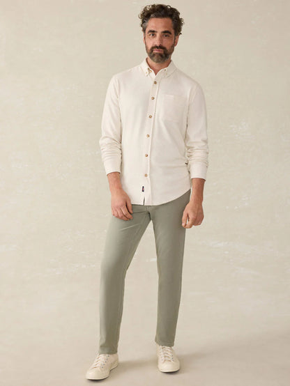 Faherty -  Legend Sweater Shirt - Off White