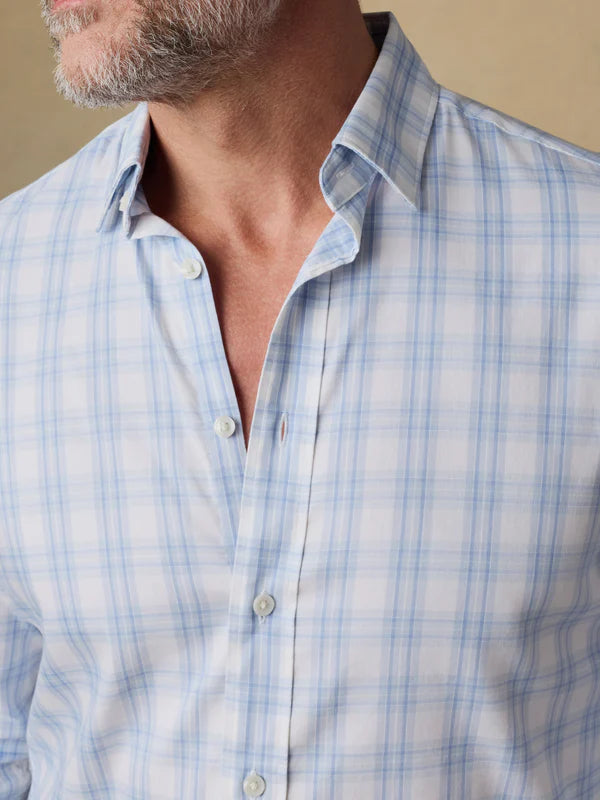 Faherty - The Movement Shirt - Sea Horizon Plaid