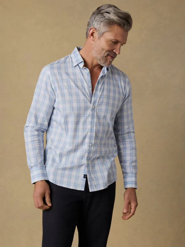 Faherty - The Movement Shirt - Sea Horizon Plaid