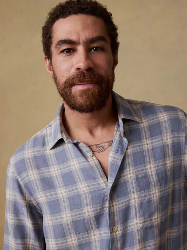 Faherty - Palmetto Shirt - Shore Flint Plaid