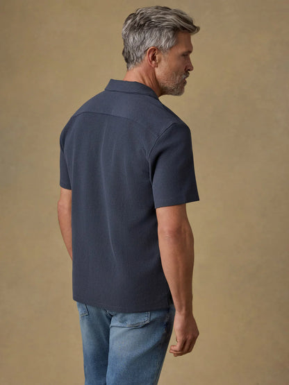 Faherty - Oasis Camp Shirt - Granite Navy