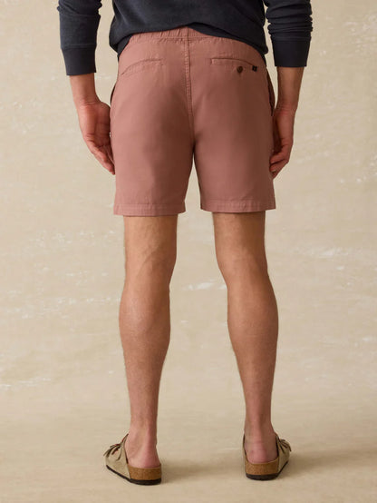 Faherty - Essential Drawstring Short - Cedar Rose