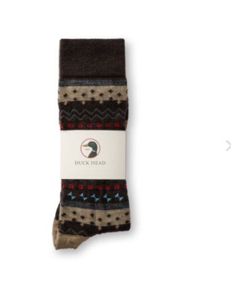 Duck Head - Everyday Chino Sock - Chocolate Plum