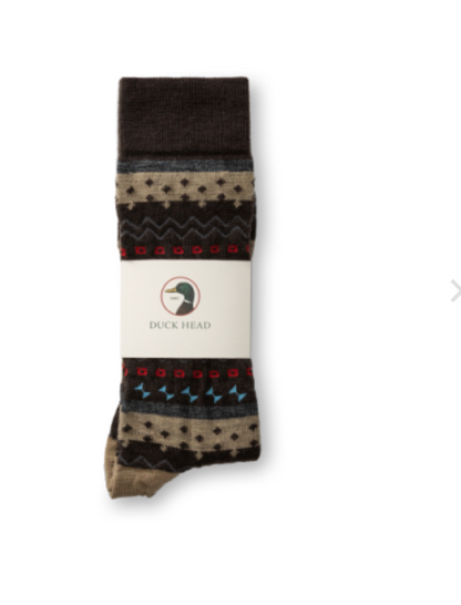 Duck Head - Everyday Chino Sock - Chocolate Plum