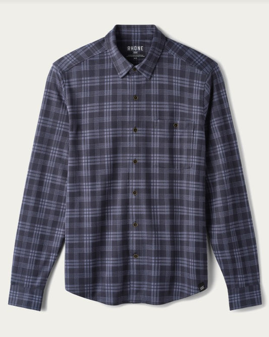 Rhone - Hardy Flannel Shirt - Vintage Indigo Plaid