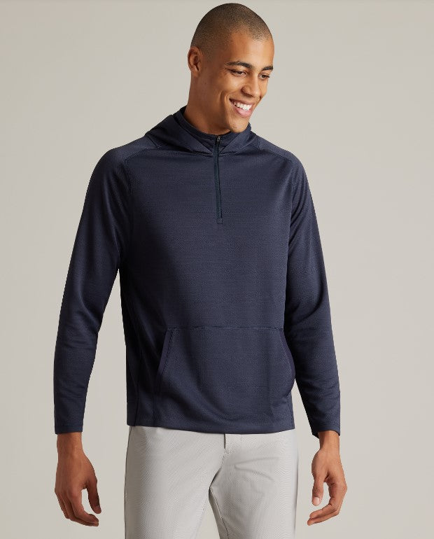 Rhone - Clubhouse Golf 1/4 Hoodie - True Navy