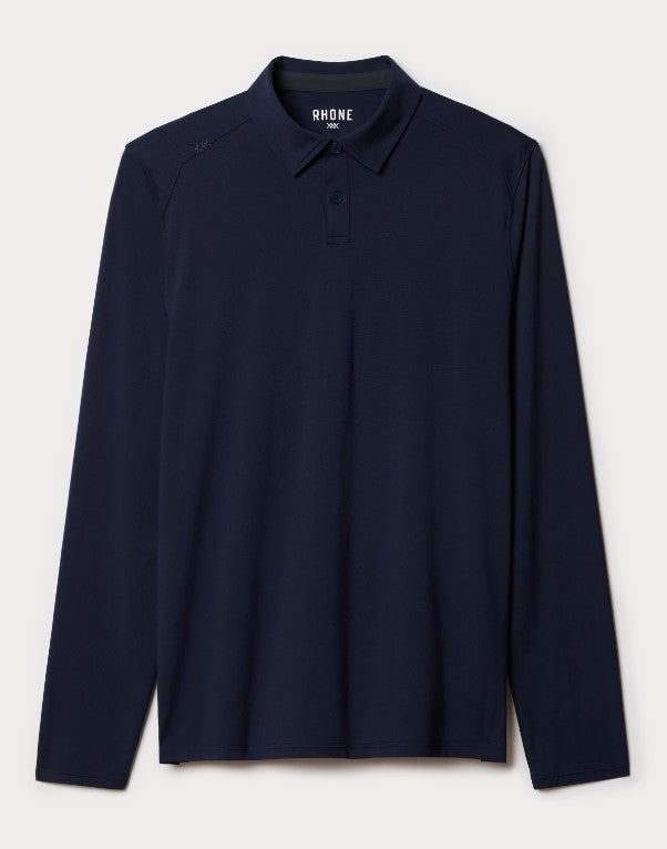 Rhone - Commuter Long Sleeve Polo - True Navy