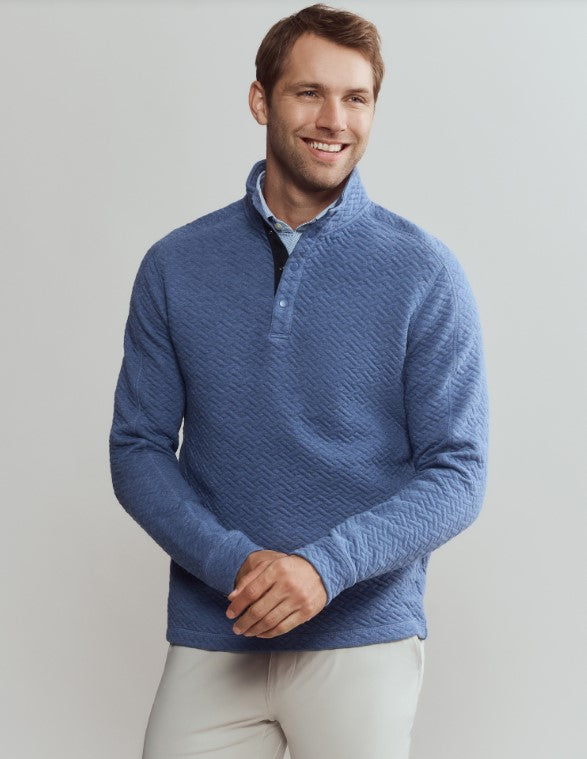 Rhone - Weekender Pullover - Ocean Blue Heather