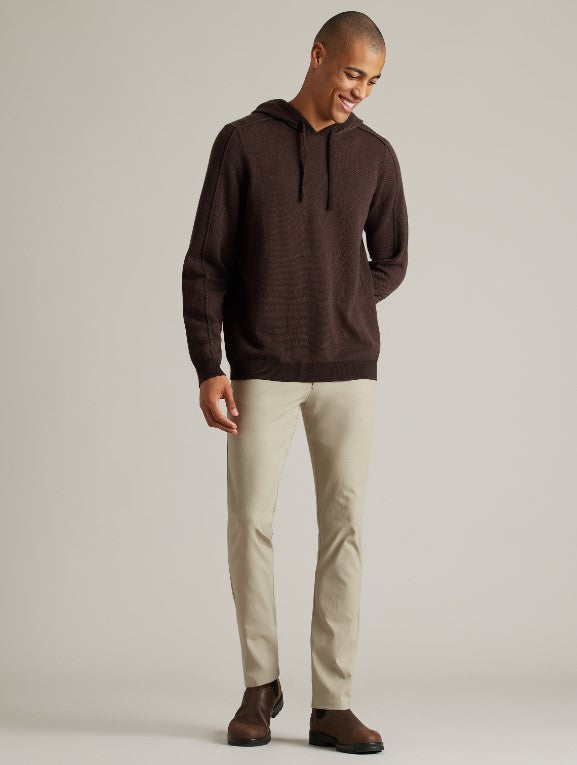 Rhone - Emerson Knit Hoodie - Ristretto Brown