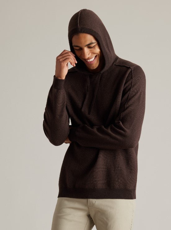 Rhone - Emerson Knit Hoodie - Ristretto Brown