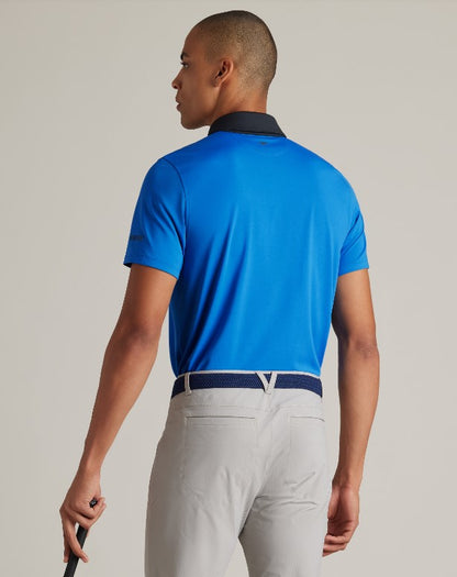 Rhone - Golf Sport Polo Spread Collar - Royal Blue