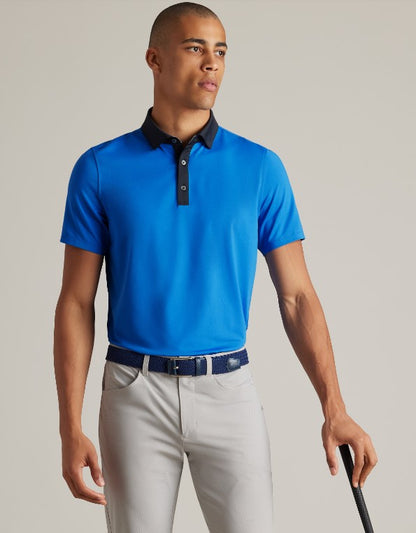 Rhone - Golf Sport Polo Spread Collar - Royal Blue