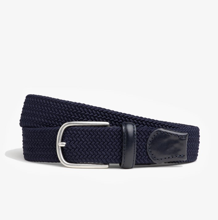 Mizzen + Main - Braided Belt - Navy